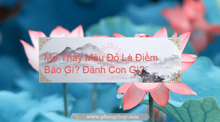 Mơ Thấy Màu Đỏ Là Điềm Báo Gì? Giải mã giấc mơ
