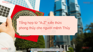 Tổng hợp từ "A-Z" kiến thức phong thủy cho người mệnh Thủy