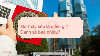 Mơ thấy sếp là điềm gì? Đánh số bao nhiêu?