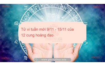 Tử vi tuần mới 9/11 - 15/11 của 12 cung hoàng đạo