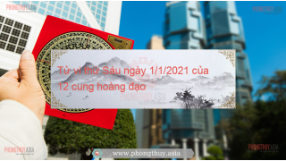 Tử vi thứ Sáu ngày 1/1/2021 của 12 cung hoàng đạo