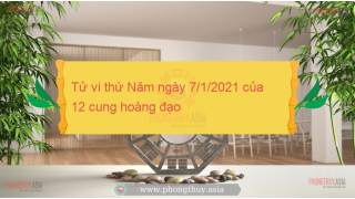Tử vi thứ Năm ngày 7/1/2021 của 12 cung hoàng đạo