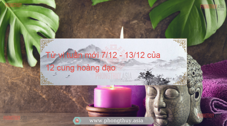 Tử vi tuần mới 7/12 - 13/12 của 12 cung hoàng đạo