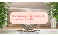 Tử vi hàng ngày - Xem tử vi vui 12 con giáp ngày 21.4.2021