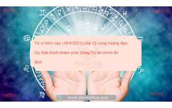Tử vi hôm nay (18/4/2021) của 12 cung hoàng đạo: Cự Giải thích khám phá, Song Tử tài chính ổn định