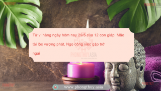 Tử vi hàng ngày hôm nay 29/5 của 12 con giáp: Mão tài lộc vượng phát, Ngọ công việc gặp trở ngại