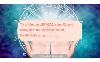 Tử vi hôm nay (26/4/2021) của 12 cung hoàng đạo: Bọ Cạp có cơ hội tốt, Ma Kết thiếu tự tin