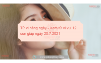 Tử vi hàng ngày - Xem tử vi vui 12 con giáp ngày 20.7.2021