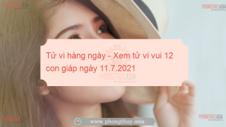 Tử vi hàng ngày - Xem tử vi vui 12 con giáp ngày 11.7.2021