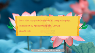 Tử vi hôm nay (10/8/2021) của 12 cung hoàng đạo: Thiên Bình sự nghiệp thăng tiến, Cự Giải cần đổi mới