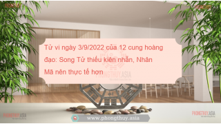 Tử vi ngày 3/9/2022 của 12 cung hoàng đạo: Song Tử thiếu kiên nhẫn, Nhân Mã nên thực tế hơn
